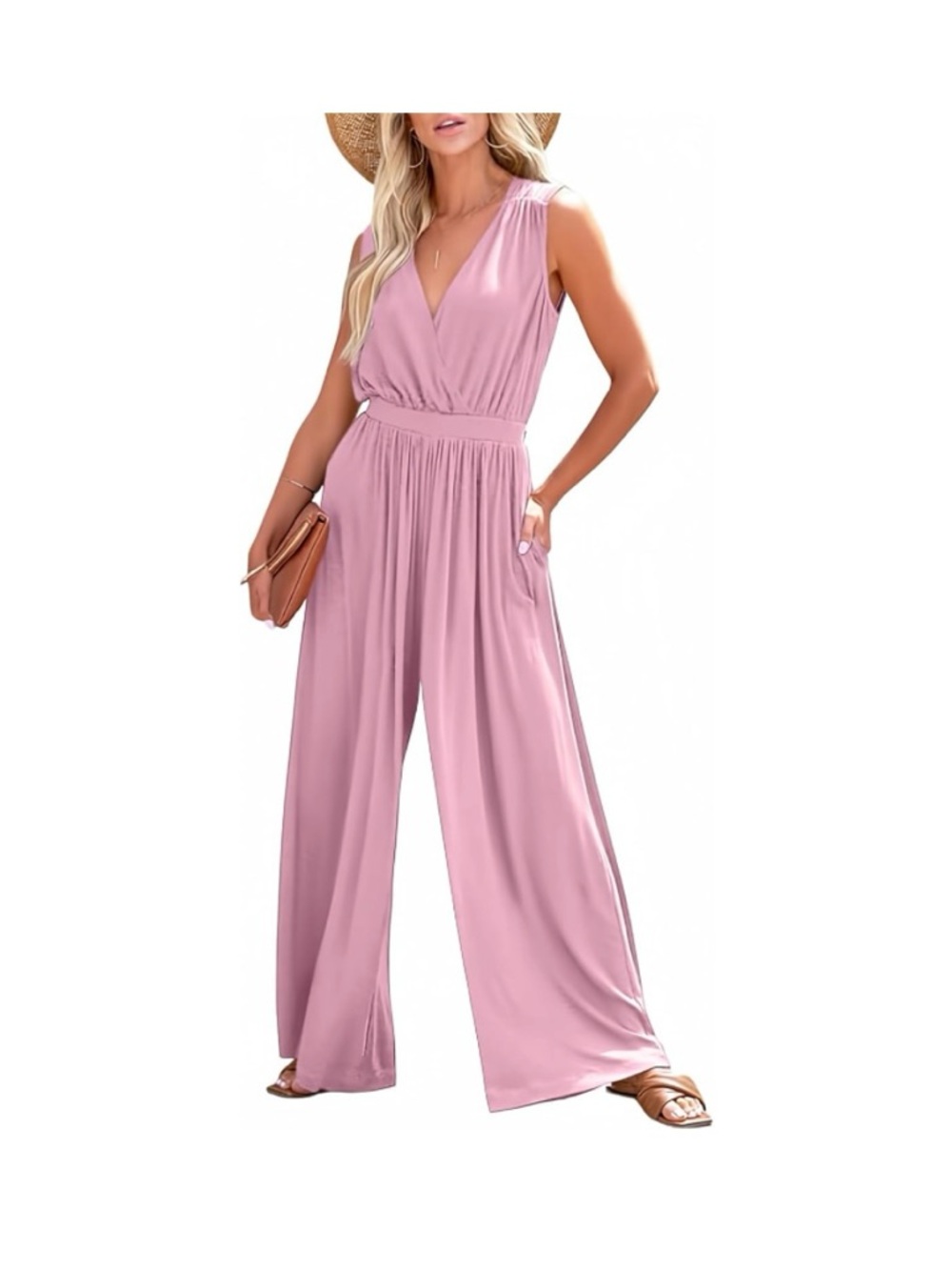 New Women XL Dokotoo Sleeveless Jumpsuit for Womens Dressy Casual  One Piece